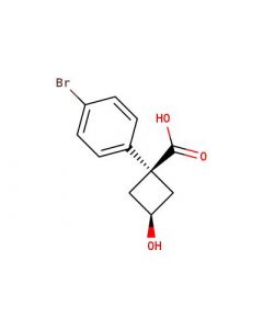 Astatech CIS-1-(4-BROMOPHENYL)-3-HYDROXYCYCLOBUTANECARBOXYLIC ACID; 1G; Purity 97%; MDL-MFCD17926209